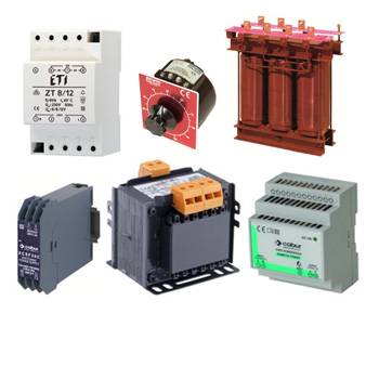 Product category - Transformere og strømforsyninger