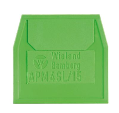 Wieland APM4 SL/15 Endeplade 1,5mm grå