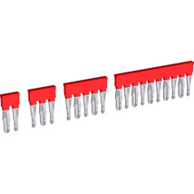 Kortslutningsbro f. EFC.1 1,5mm² 3-pins Rød
