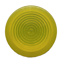 Lampetryk gul med krom plastic ring